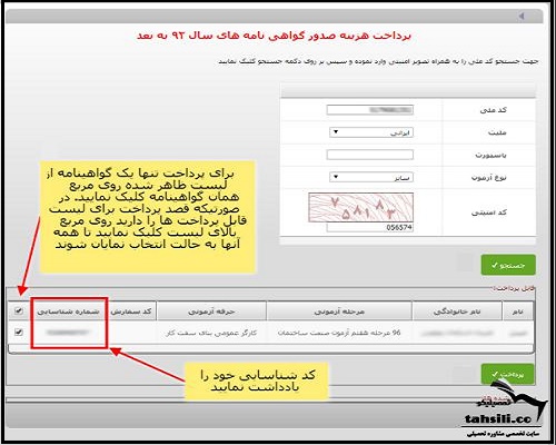 گواهینامه فنی حرفه ای